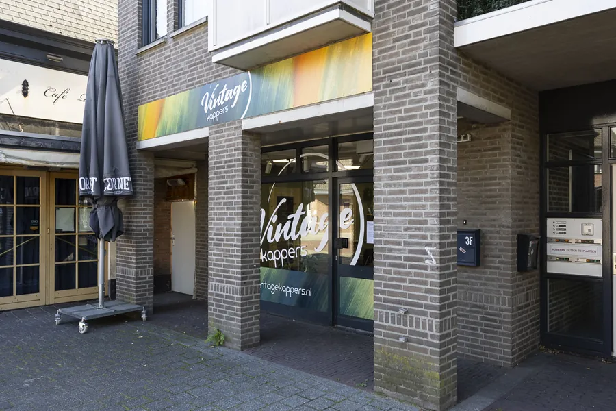 Gevel van Vintage kappers